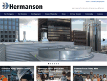 Tablet Screenshot of hermanson.com